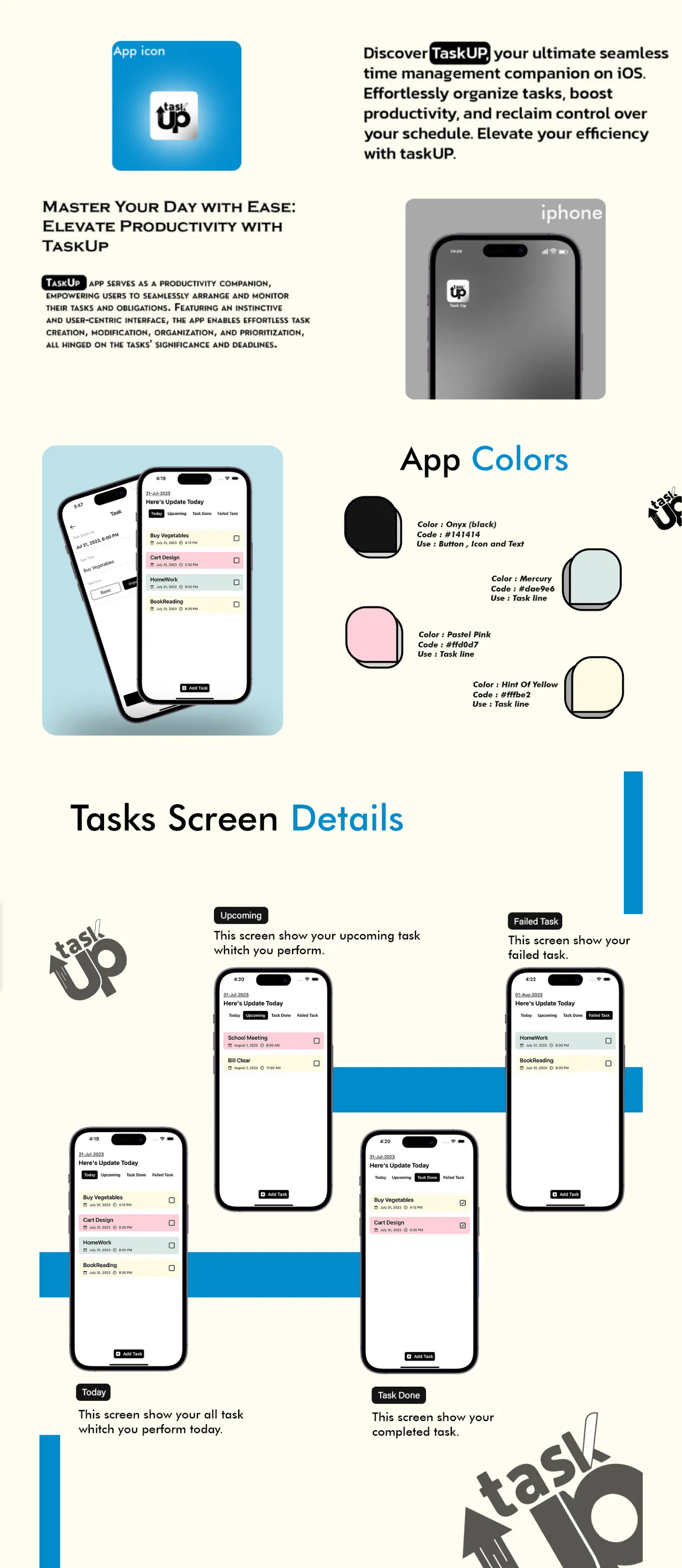 jbcodeapp work TaskUp screen Image